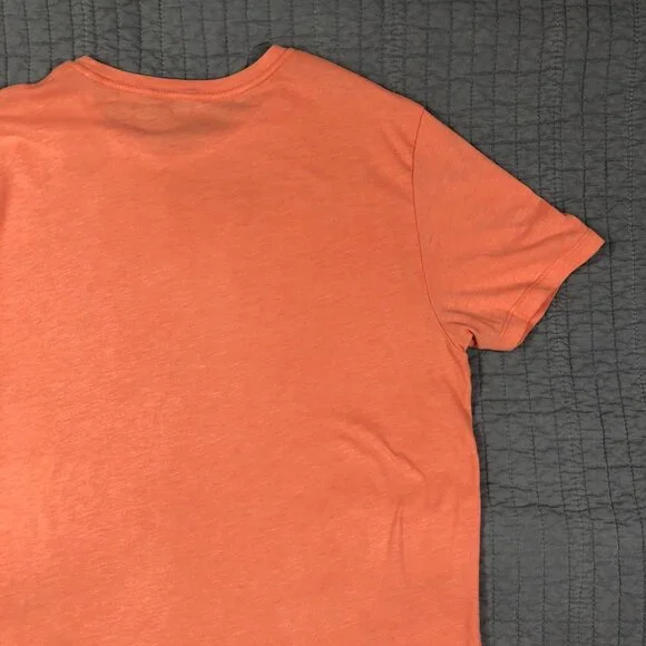 4/$15 Old Navy T Shirt Men Large Tall Coral Soft Washed Tee - Picture 16 of 16